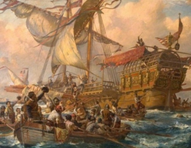 Ляпы в картинах с парусниками