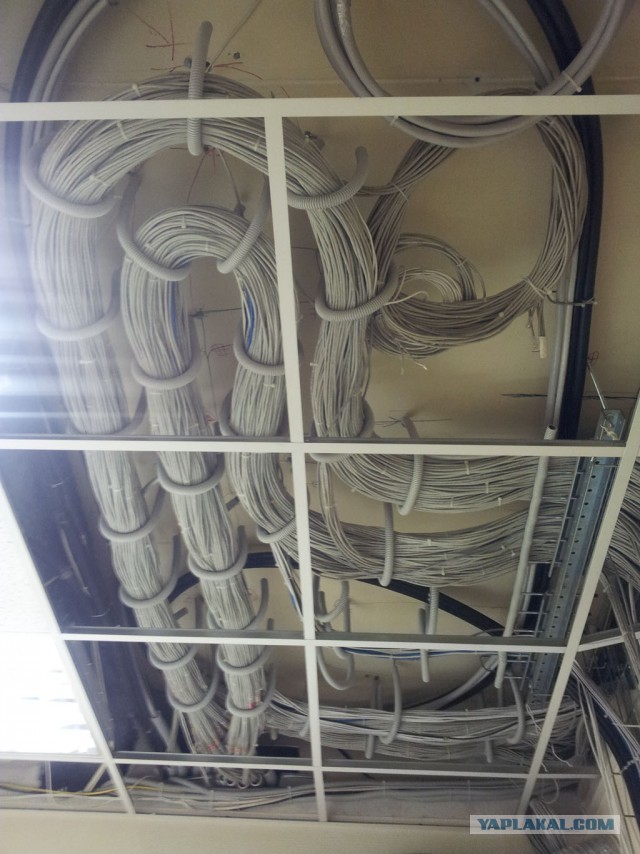 Как я впервые укладывал много кабеля