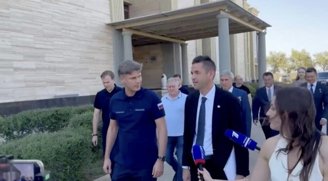 Глава NASA провел встречу с главой Роскосмоса на Байконуре.