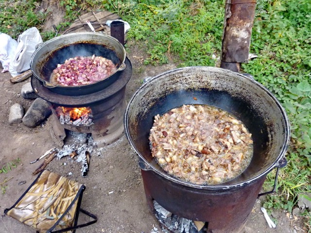 Блюда для казана, на природе и свежем воздухе