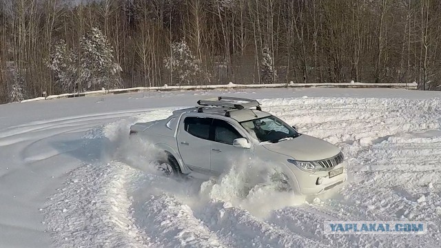 Mitsubishi L200 2016 - Offroad-тест в снегах России + немного Pajero V6