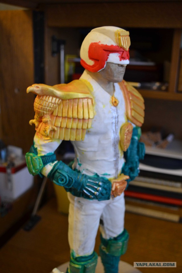 Создание фигурки "JUDGE DREDD"