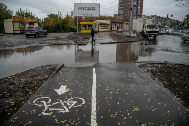 Хотели велодорожку? Получите. Новосибирск