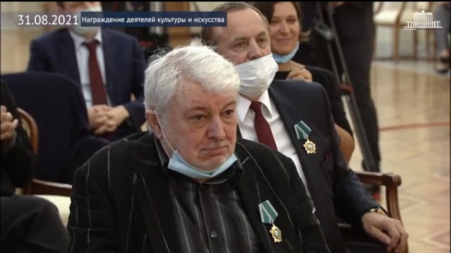 Мария Шукшина на награждении в Кремле