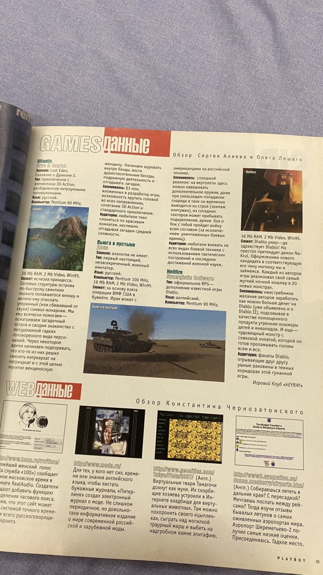 По волнам воспоминаний - найден журнал Playboy за декабрь 1997 года