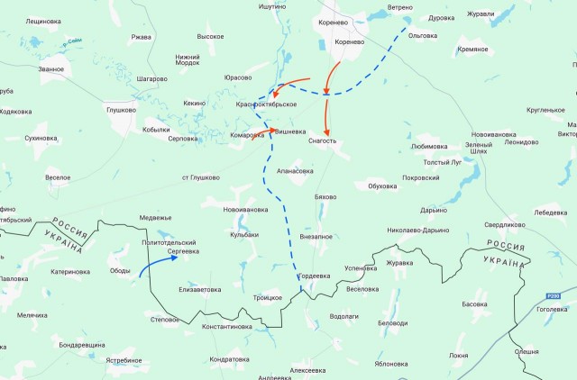Прорыв ВДВ и морпехов на Курском фронте: ВСУ выбиты почти из десятка посёлков