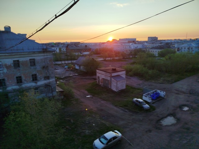 Полярный день в Норильске