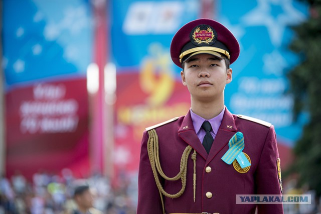 Георгиевская лента в Казахстане. Астана