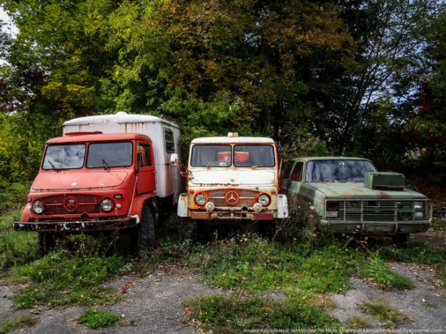 Раритетная военная техника в закромах пенсионера