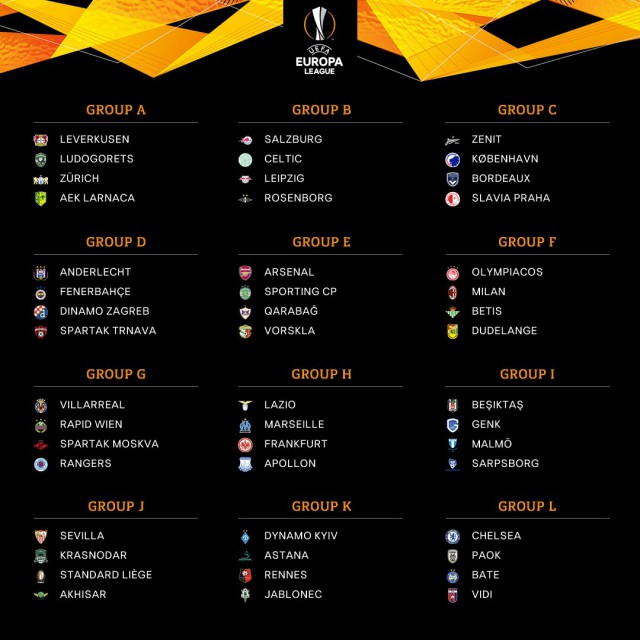 Лига Европы 2018-2019.