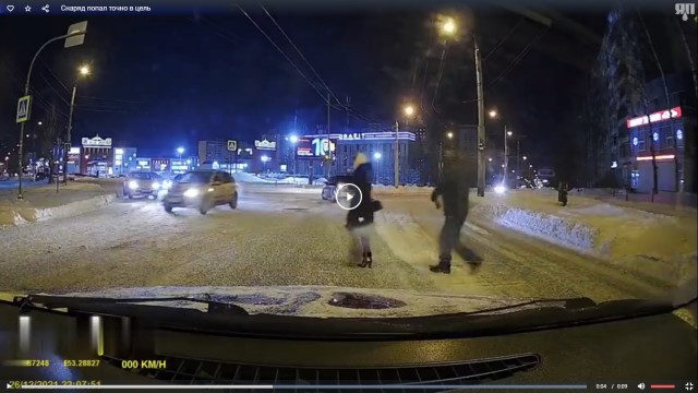 Снаряд прилетел точно в цель