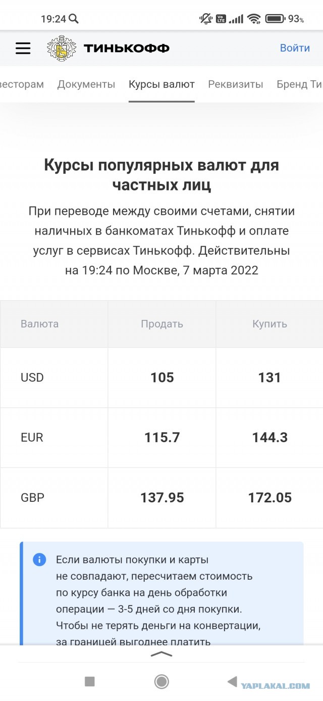 Курс рубля упал до 140 за доллар и 150 за евро