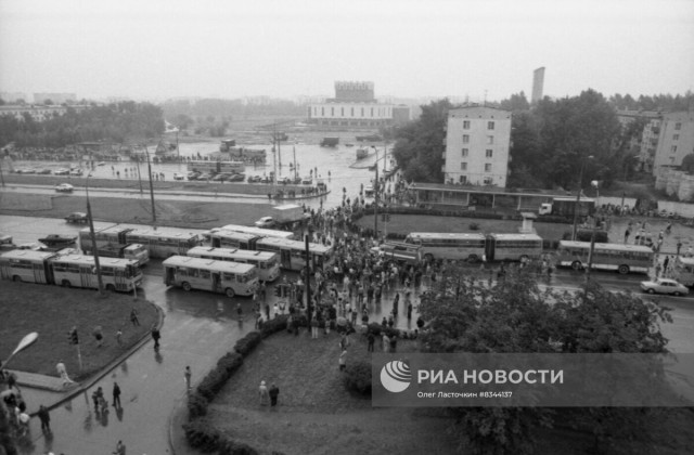 Прогулка по Москве 1990 года