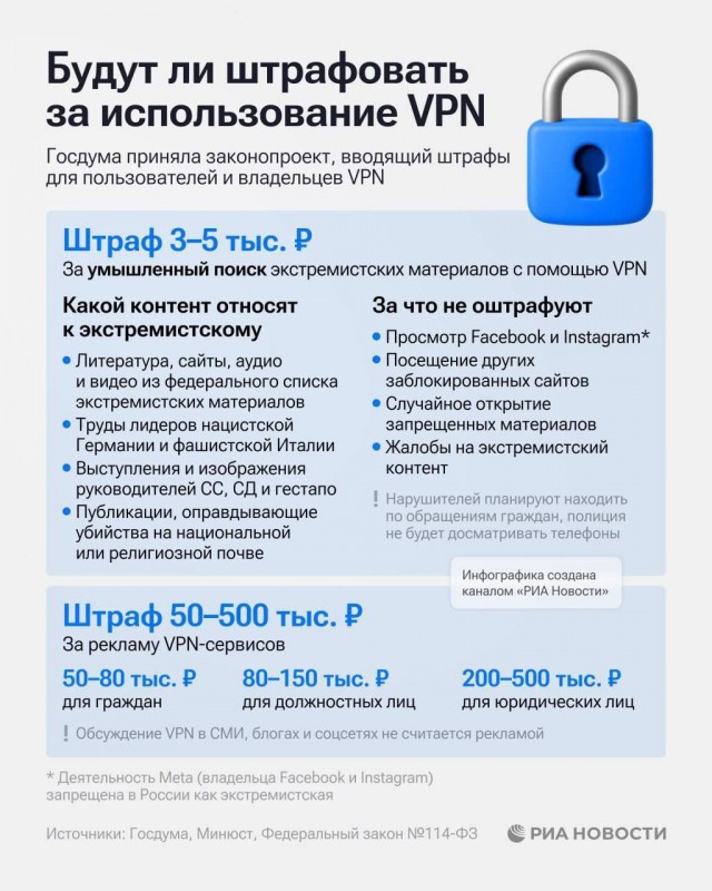 Госдума в третьем чтении приняла законопроект о штрафах за поиск запрещённой информации