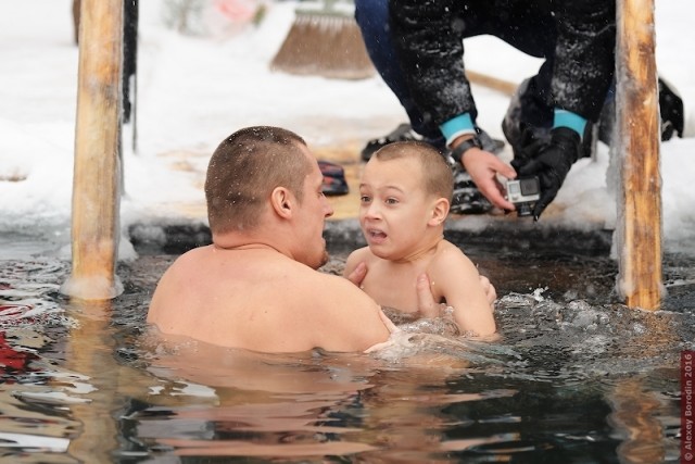 Ломоносов о крещенских купаниях