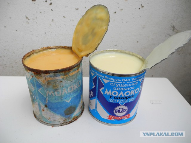 Банка сгущеного молока из СССР