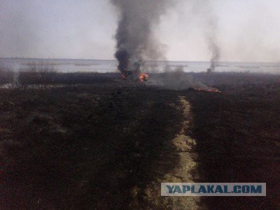 Не ставьте машины в сухую траву