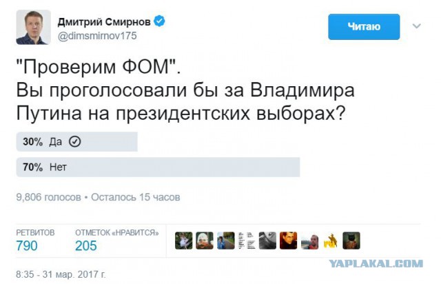 Рейтинг Президента растёт. Какие вам ещё нужны доказательства?