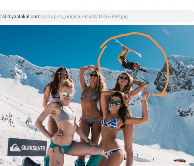 Девушки на горнолыжных курортах.