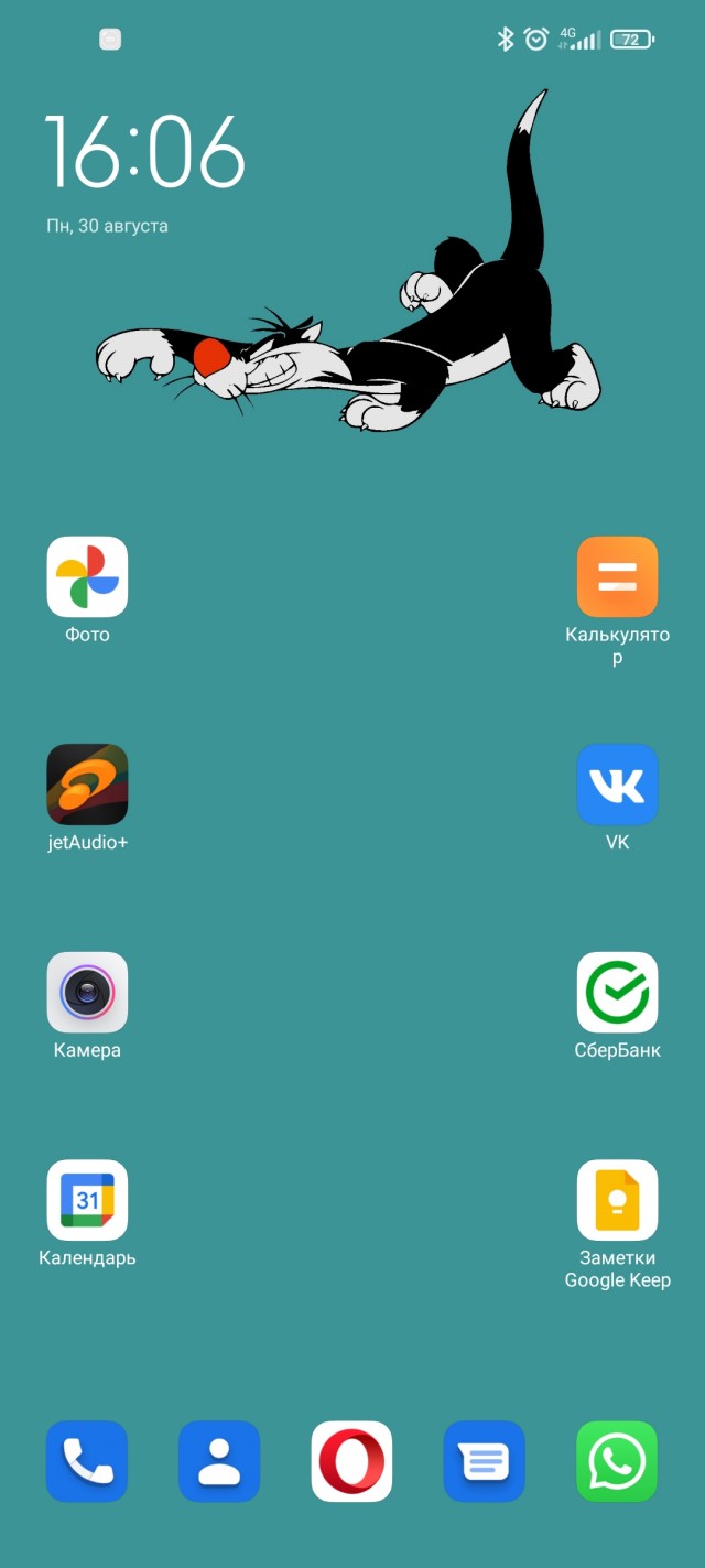У кого что стоит на заставке телефона?