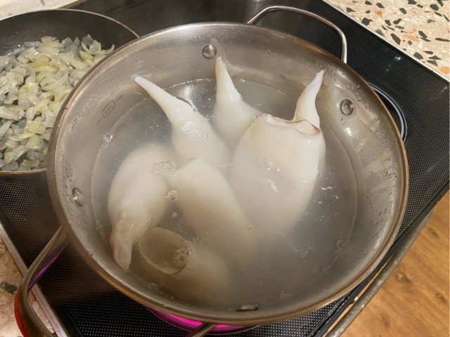 Котлетосы из кальмара