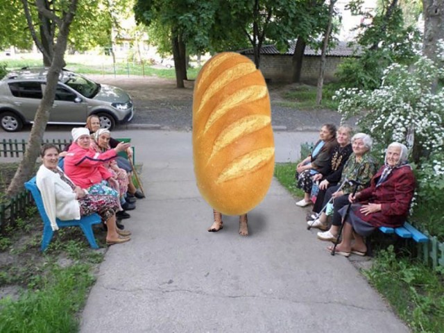 Фотожаба - настало время заморить червячка. Без иишницы