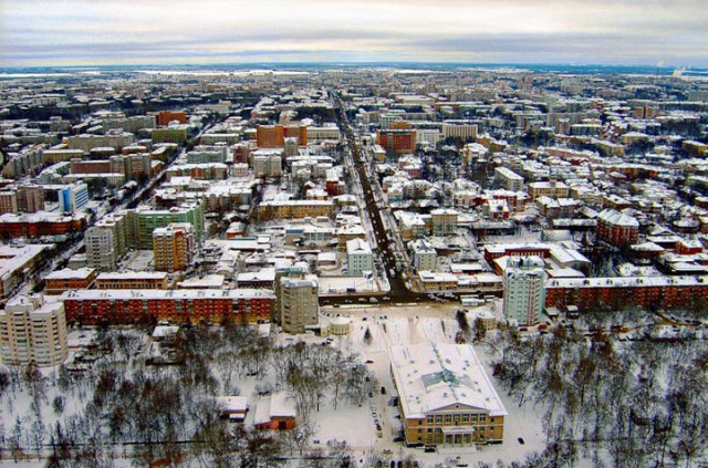 Фото некоторых городов с высоты