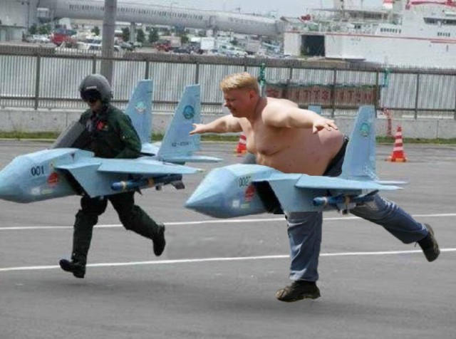 Фотожаба: Эквилибрист