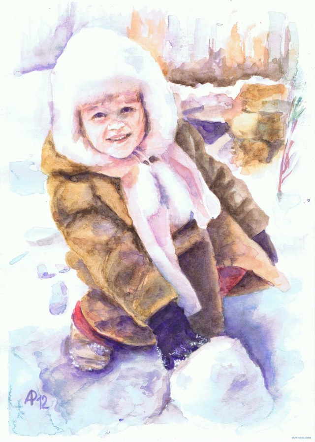 Мои акварели.