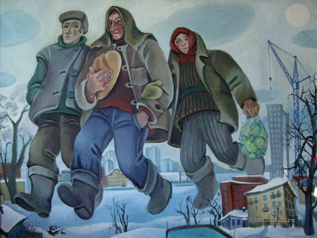 Труд в живописи СССР