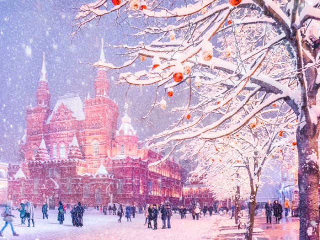 Москва зимняя и новогодняя. Часть вторая