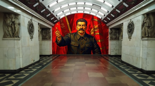 Отсутствующий Сталин на "Нарвской"
