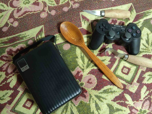 Из ольхи ложка