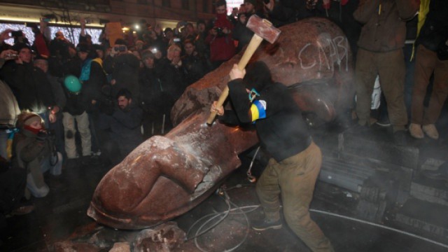 С места убийства Немцова