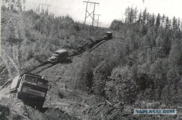 Автопробег грузовиков КАМАЗ 1978 год.