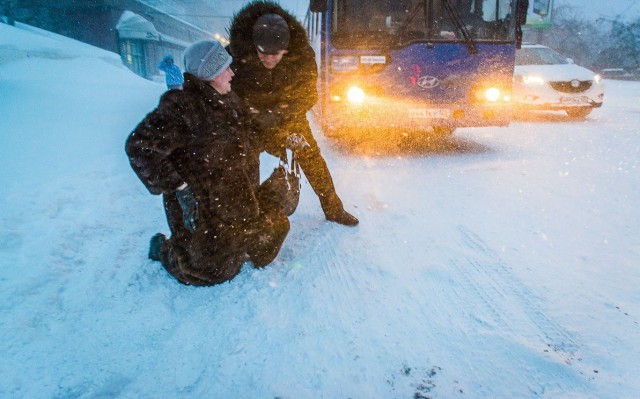 А во Владивостоке снова снежок