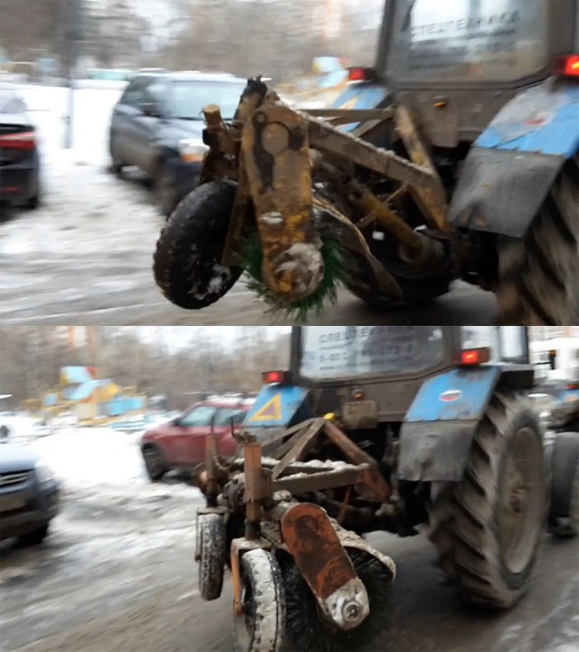 В Москве уволили трактористов, имитировавших уборку снега