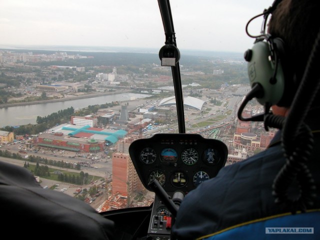 Челябинск с вертолета