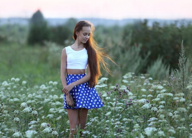 Девушки на природе