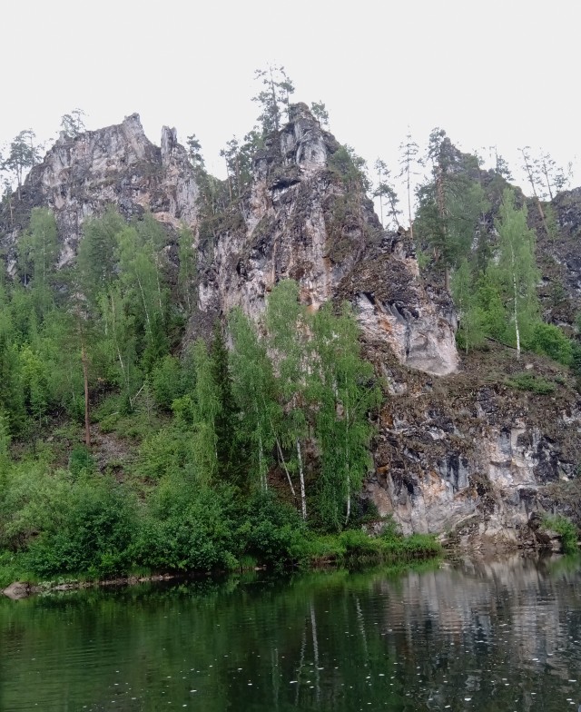 Уральские пейзажи в районе реки Реж