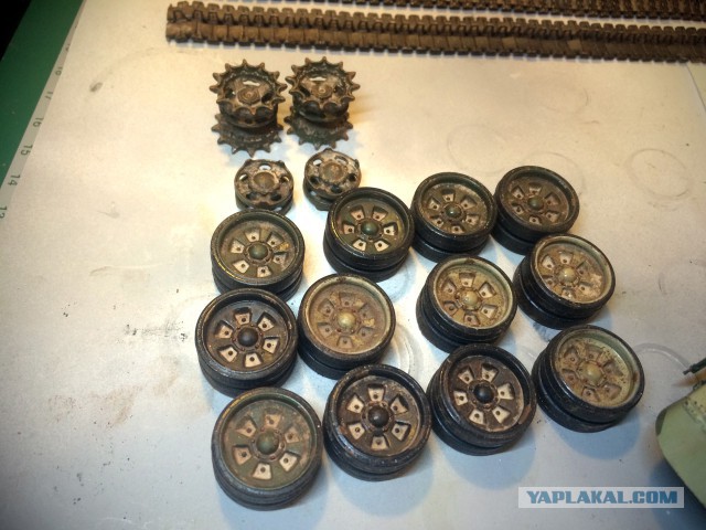 Модель танка Т-90А в масштабе 1/35