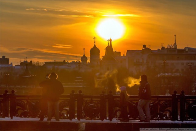 Минус тридцать в Москве!
