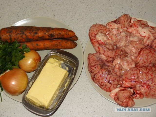 паштет из мозгов / кулинария