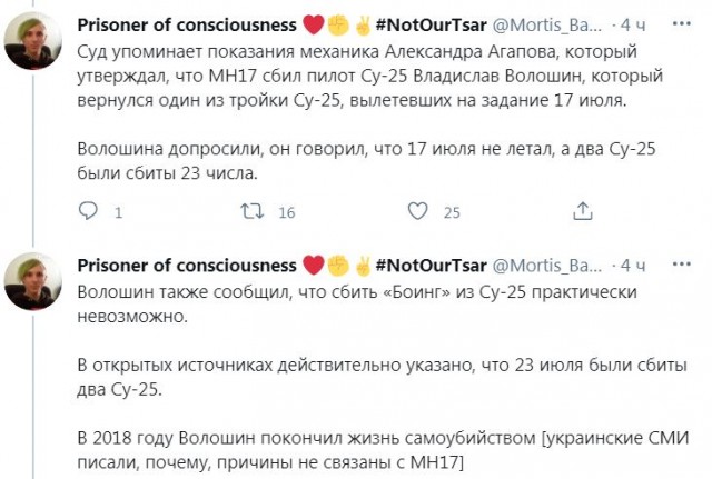 Появились показания свидетелей ракетного пуска перед крушением «Боинга» MH17