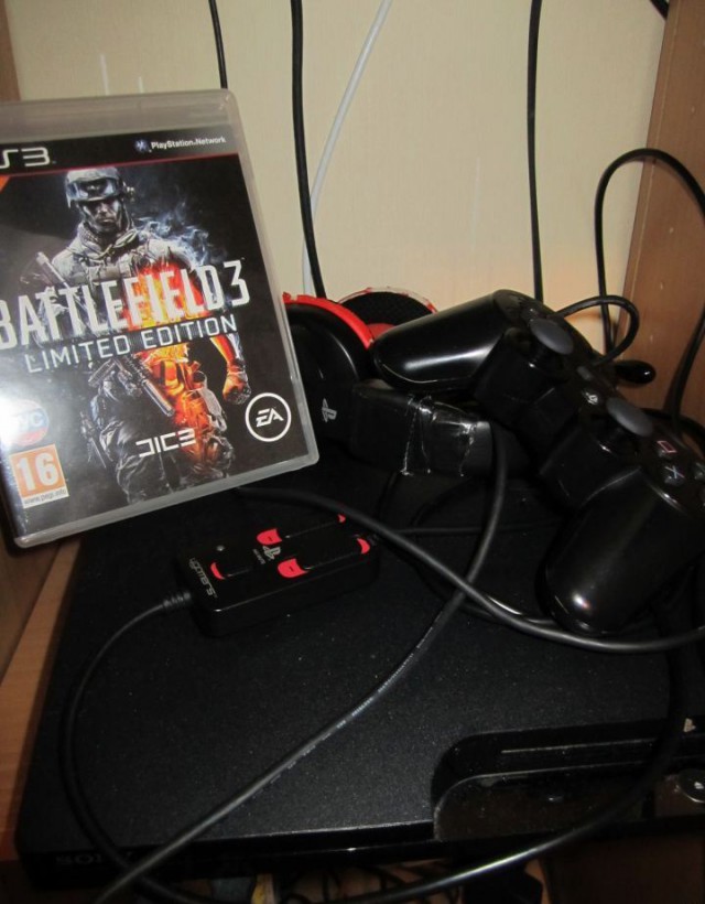 Sony PS3 320 Gb Slim + BF3 и BF4