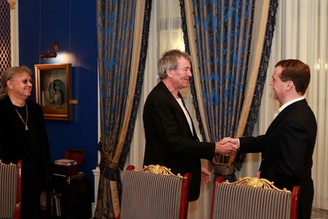 Deep Purple встретились с Медведевым