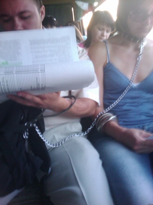 Вот что значит жена на привязи