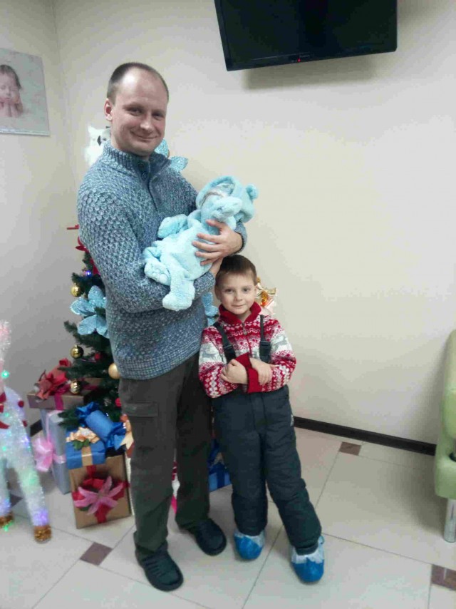 Большие папы и маленькие дети