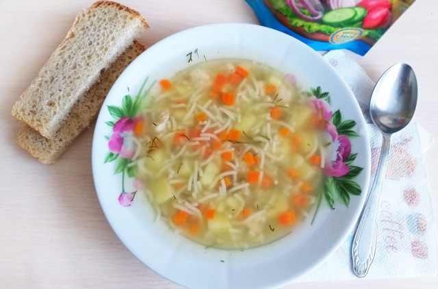Куриный суп.