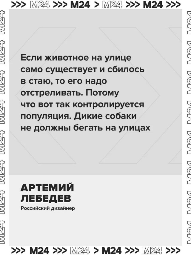 Артемия Лебедева  массово критикуют в соцсетях из-за слов о бездомных собаках